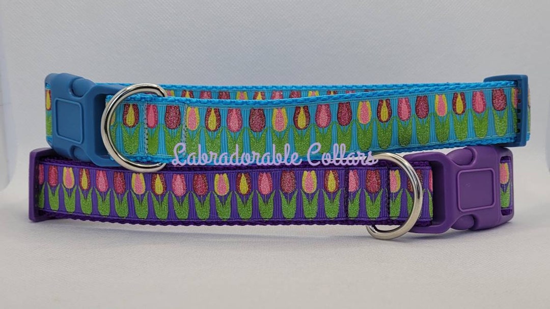 Tulip Dog Collar Flower Dog Collar Etsy
