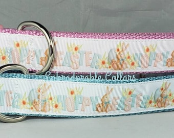 Easter Dog Collar Easter Bunny Hoppy Easter Dog Collar