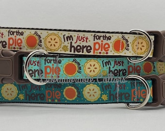 Thanksgiving Dog Collar Pumpkin pie dog collar pumpkin pie dog leash pumpkin pie harness