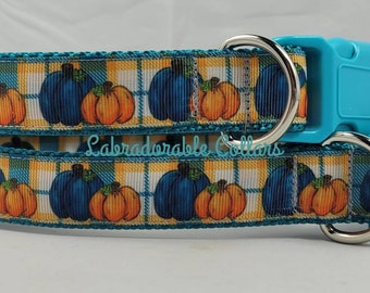 Pumpkin Dog Collar Buffalo Plaid Dog Collar Pumpkin Dog Collar Halloween Dog Collar Thanksgiving Dog Collar Pumpkin dog collar