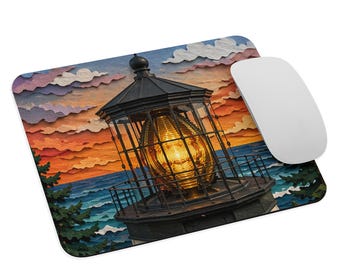 Cape Meares Lighthouse Mouse pad