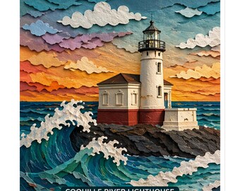 Coquille River Lighthouse Magnet