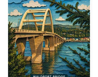 Waldport Bridge Magnet