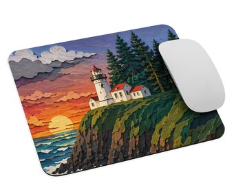 Heceta Head Lighthouse Mouse pad
