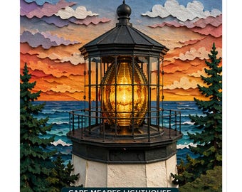 Cape Meares Lighthouse Magnet