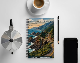Coastal Scenery Spiral Notebook