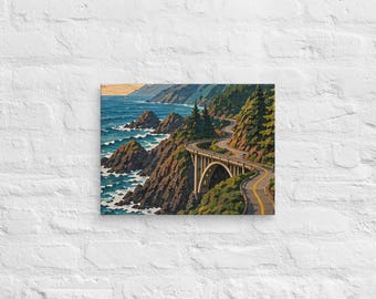 Coastal Scenery Canvas Print