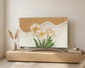 3D TV Cover, Minimalist Living Room Protector (24-75 Inch)