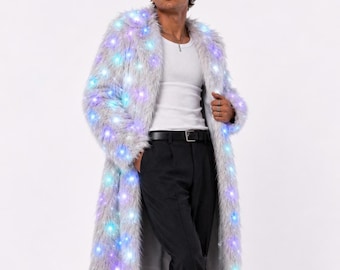 Giacca con luci LED intelligenti Gray Wolf