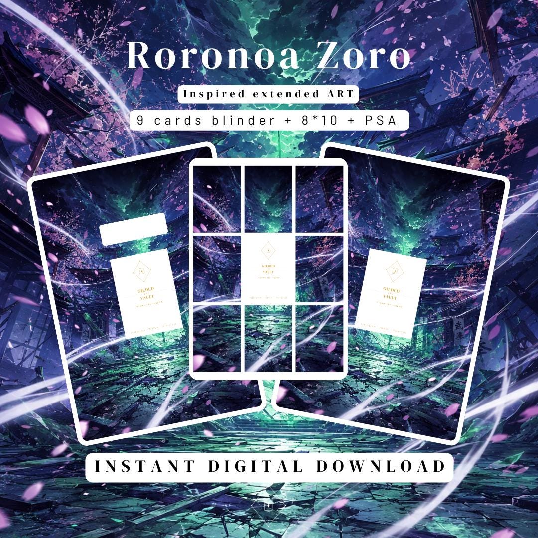 Zoro Psa Extended Art - Etsy