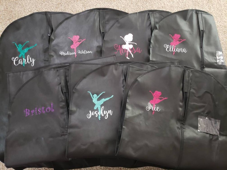 Personalized Costume Bag Recital Garment Bag Dance Team Etsy