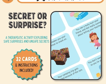Secret or Surprise Game | SEL Activity for Kids, Safety Education (Digital Download)