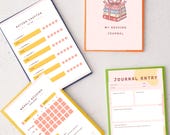 Digital Book Journal, Reading Tracker, BookTok Inspired Log (PDF Download)