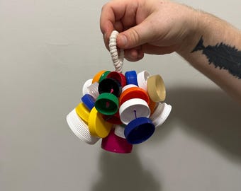 The Grady – Small-Sized Upcycled Cap Rattle For Percussion & Drums, Music Class, Kids