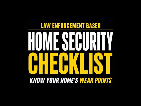 Home Security Checklist PDF | DIY Audit | Law Enforcement-Based Safety Guide