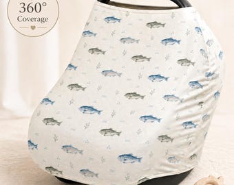 Cubierta para asiento de coche, funda de lactancia, regalo para baby shower de niño, artículos esenciales para bebés, tela elástica, protector para carrito de compras, cortina de privacidad para recién nacidos.