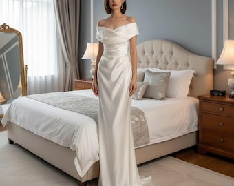 Satin Wedding Gown