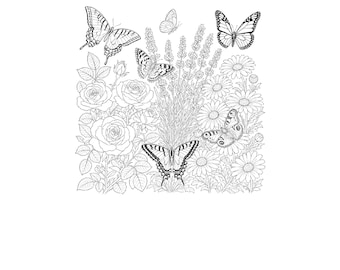 5 Intricate Coloring Books | 154 Pages | Turn a Restless Evening Into Calm | Boho Florals for Adults Who Love Detail | PDF