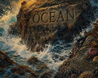 40 Ocean Coloring Book PDF, Coastal Adult Pages, Instant Download
