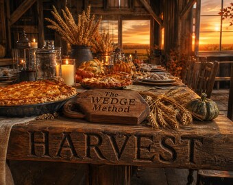 40 Harvest Table Coloring Book PDF, Adult Pages, Instant Download