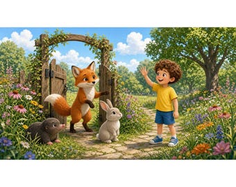Fox Finds a Feeling: Children's Story for Ages 3-6 (PDF Instant Download)