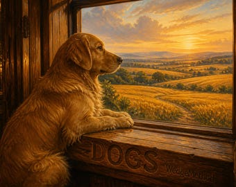 40 Dogs Coloring Book PDF, Canine Adult Pages, Instant Download