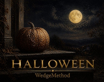 20 Halloween Coloring Book PDF, Gothic Adult Pages, Instant Download
