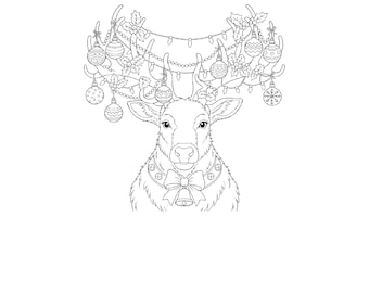Cozy Christmas Coloring Book Bundle | 3 Books, 117 Pages | Christmas, Winter Cabin & Kawaii Cozy Scenes | Printable Adult PDF