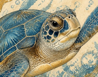 Ocean Coloring Book for Adults | 20 Coastal Pages | Printable PDF Instant Download