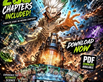 Dr. STONE Manga PDF | Complete Collection | Science Adventure Manga | Full Chapters | Instant Download