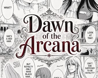 Coleção completa do mangá Dawn of the Arcana, com 65 capítulos. Pacote com mangá de fantasia e romance.