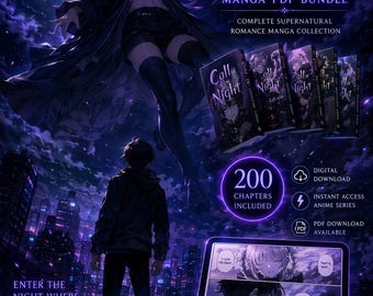 Call of the Night Manga PDF Bundle | Complete Supernatural Romance Collection (Digital Download)