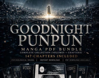 Goodnight Punpun Manga PDF Bundle | Complete Collection (Volumes + Chapters) | Psychological Drama | Instant Download