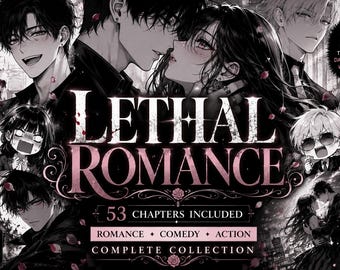 Lethal Romance Manga digital PDF Bundle | Complete Collection (Chapters) | Romance Comedy Action | Instant Download