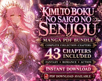 Kimi to Boku no Saigo no Senjou Manga PDF Bundle, Complete Collection (Fantasy Romance) (Instant Download)