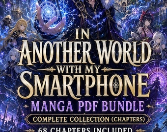 In Another World Smartphone Manga PDF Bundle | Complete Fantasy Isekai Collection (Digital Download)