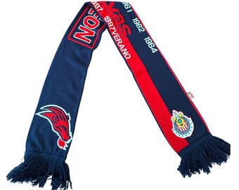 Chivas de Guadalajara Soccer Scarf Campeon 1997 Verano Navy Red FMF Official