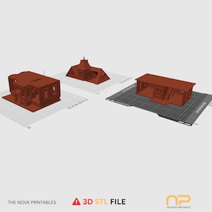 Victorian Dollhouse STL Files | 3-Piece Stackable Miniature Mansion (Digital Download) image 6