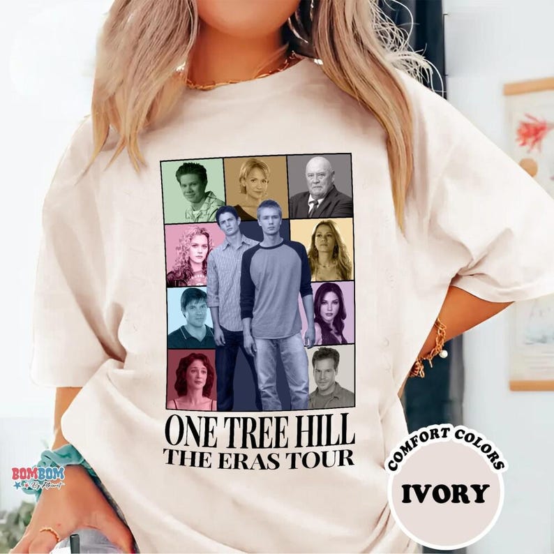 The Eras Tour Style T-shirt Lucas Nathan Scott One Tree Hill Sitcom Movie Shirt image 3