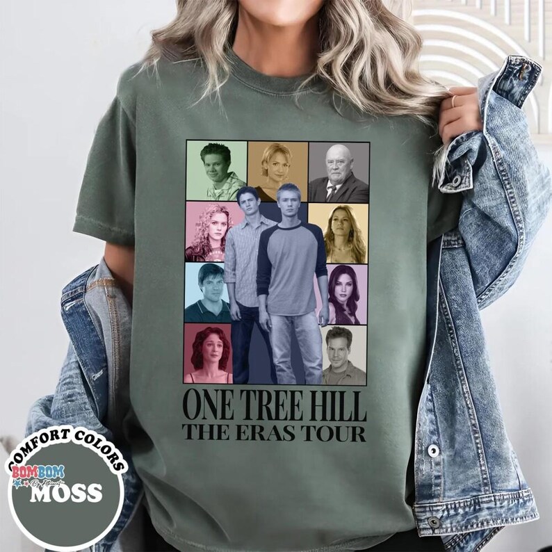 The Eras Tour Style T-shirt Lucas Nathan Scott One Tree Hill Sitcom Movie Shirt image 2