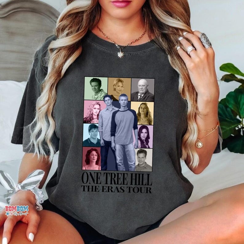 The Eras Tour Style T-shirt Lucas Nathan Scott One Tree Hill Sitcom Movie Shirt image 1