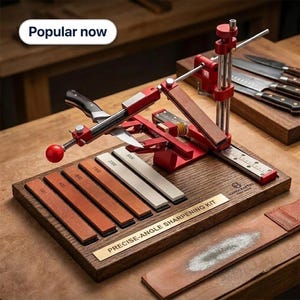 Système d'affûtage de couteaux professionnel à angle fixe | Outil de guidage d'affûtage de précision
