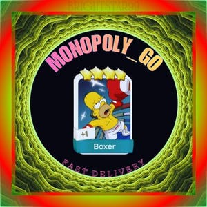 Boxer - Monopoly_Go - 4 Star Stickers - Fast Delivery