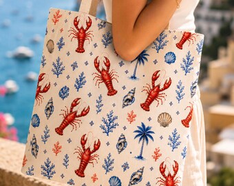Kreefttas | Zomertas | Nautica Tote | Strandtas