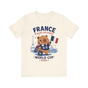 France World Cup 2026 Shirt, Allez Les Bleus Capybara Tee, France Football Gift, Les Bleus Fan Shirt, French Soccer Tee, Football Fan Gift image 12