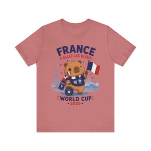 France World Cup 2026 Shirt, Allez Les Bleus Capybara Tee, France Football Gift, Les Bleus Fan Shirt, French Soccer Tee, Football Fan Gift image 11