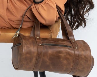 DIANA REISEN RESEACK || Reisetasche | Reisetasche | Reisekleidung | Turnbeutel | Ledertasche | Brautjungfer Geschenk | Wochenendtasche | Luxus Reisetasche