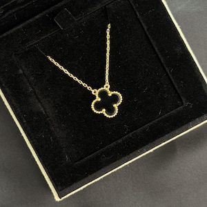 Van cleef alhambra black necklace - Etsy 日本
