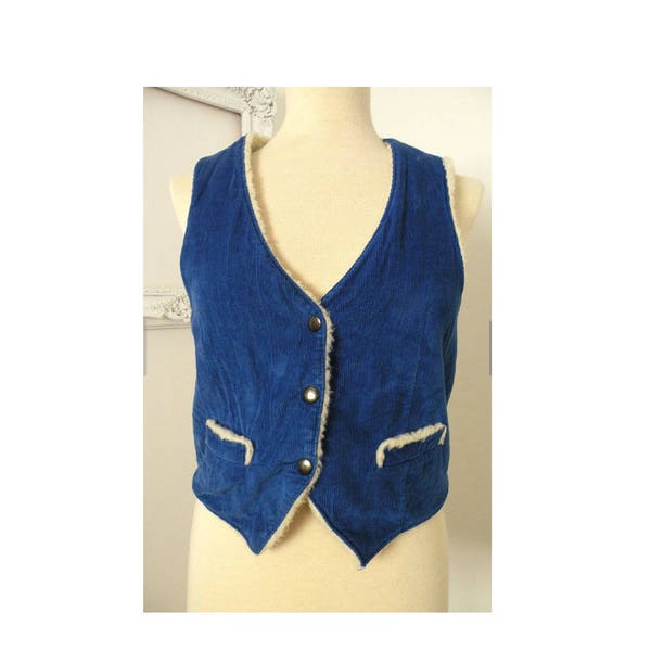 Corduroy Vest Etsy