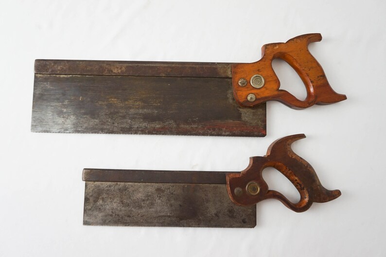 Antique Disston Back Saw / Disston and Sons Small Hand Saw / Etsy